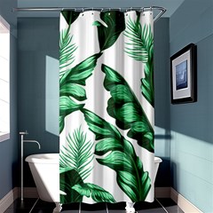 Banana Leaves And Fruit Isolated With Four Pattern Shower Curtain 36  X 72  (stall)  by Celenk