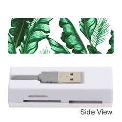 Banana Leaves And Fruit Isolated With Four Pattern Memory Card Reader (stick)  by Celenk