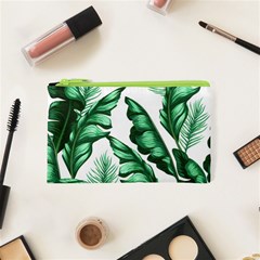 Banana Leaves And Fruit Isolated With Four Pattern Cosmetic Bag (xs) by Celenk