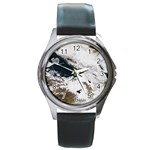 Winter Olympics Round Metal Watch Front