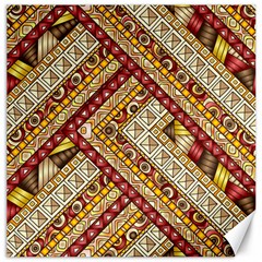 Ethnic Pattern Styles Art Backgrounds Vector Canvas 16  X 16   by Celenk