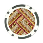 Ethnic Pattern Styles Art Backgrounds Vector Poker Chip Card Guard (10 pack) Front