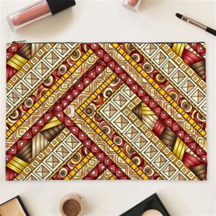 Ethnic Pattern Styles Art Backgrounds Vector Cosmetic Bag (xxl)  by Celenk