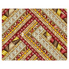 Ethnic Pattern Styles Art Backgrounds Vector Double Sided Flano Blanket (medium)  by Celenk