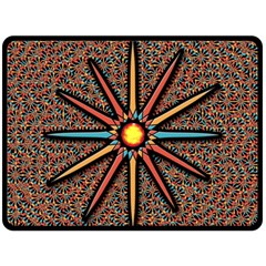 Star Fleece Blanket (large)  by linceazul