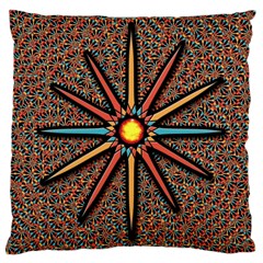 Star Large Cushion Case (two Sides) by linceazul