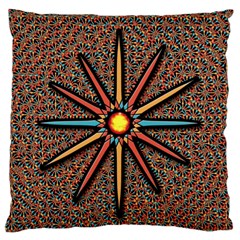 Star Large Flano Cushion Case (two Sides) by linceazul