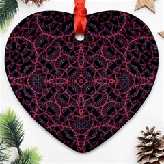 Modern Ornate Pattern Ornament (heart) by dflcprints