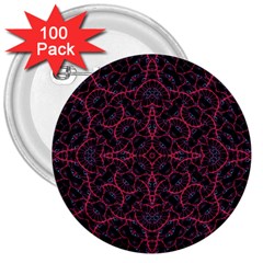 Modern Ornate Pattern 3  Buttons (100 Pack)  by dflcprints