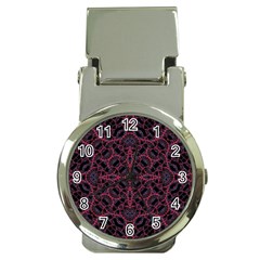 Modern Ornate Pattern Money Clip Watches