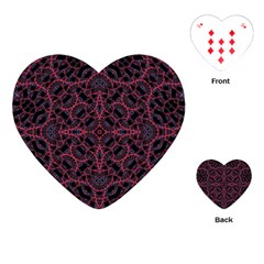 Modern Ornate Pattern Playing Cards (heart)  by dflcprints