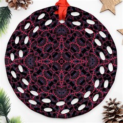 Modern Ornate Pattern Ornament (round Filigree) by dflcprints