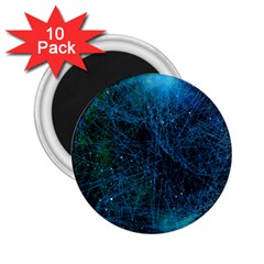 System Network Connection Connected 2 25  Magnets (10 Pack)  by Celenk