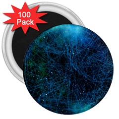 System Network Connection Connected 3  Magnets (100 Pack) by Celenk