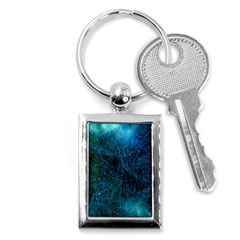 System Network Connection Connected Key Chains (rectangle)  by Celenk