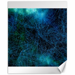 System Network Connection Connected Canvas 16  X 20   by Celenk