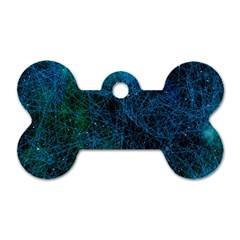 System Network Connection Connected Dog Tag Bone (one Side) by Celenk