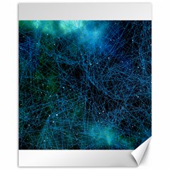 System Network Connection Connected Canvas 11  X 14   by Celenk