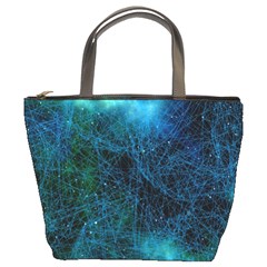 System Network Connection Connected Bucket Bags by Celenk