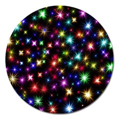 Fireworks Rocket New Year S Day Magnet 5  (round) by Celenk