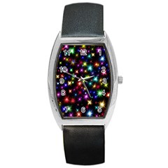 Fireworks Rocket New Year S Day Barrel Style Metal Watch by Celenk