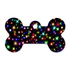 Fireworks Rocket New Year S Day Dog Tag Bone (one Side) by Celenk