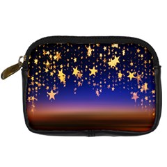 Christmas Background Star Curtain Digital Camera Cases by Celenk