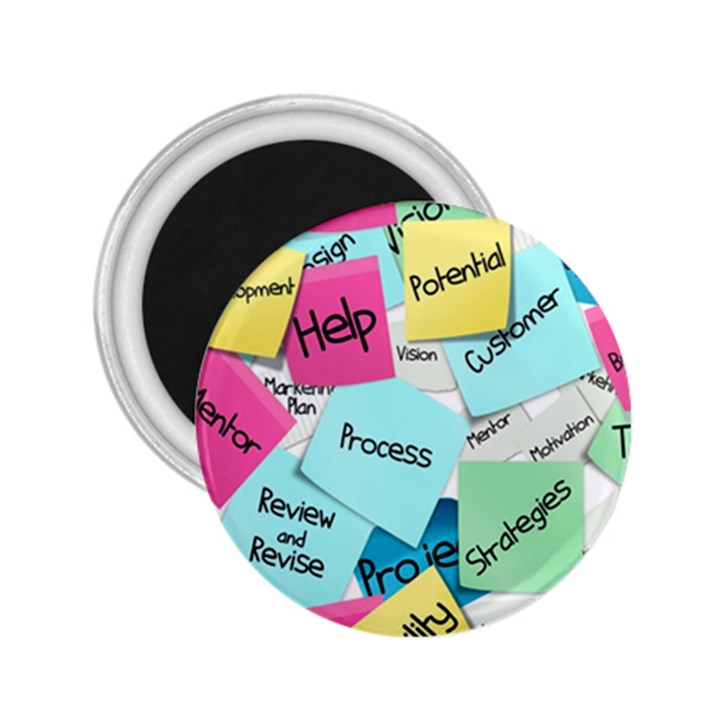 Stickies Post It List Business 2.25  Magnets