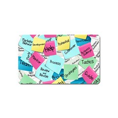 Stickies Post It List Business Magnet (name Card) by Celenk