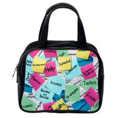 Stickies Post It List Business Classic Handbags (one Side) by Celenk