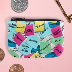 Stickies Post It List Business Mini Coin Purses by Celenk