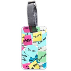 Stickies Post It List Business Luggage Tags (two Sides) by Celenk