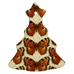 Butterfly Butterflies Insects Christmas Tree Ornament (two Sides) by Celenk