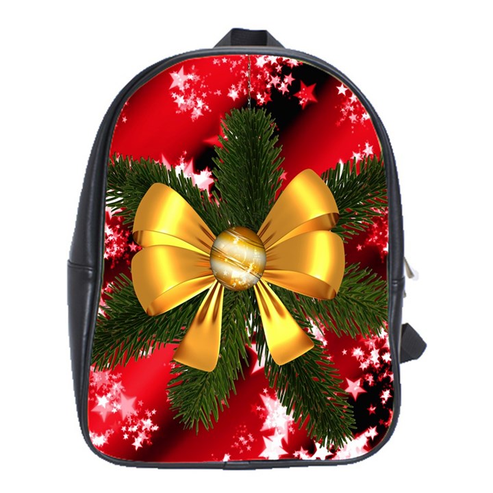 Christmas Star Winter Celebration School Bag (Large)