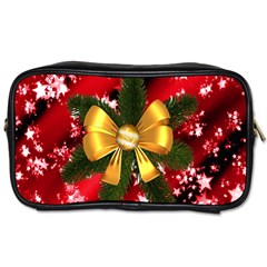 Christmas Star Winter Celebration Toiletries Bags 2-side by Celenk