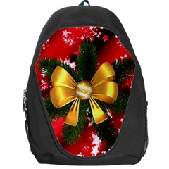 Christmas Star Winter Celebration Backpack Bag by Celenk