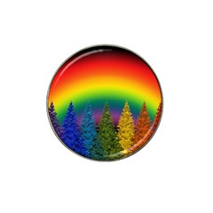 Christmas Colorful Rainbow Colors Hat Clip Ball Marker (4 Pack) by Celenk