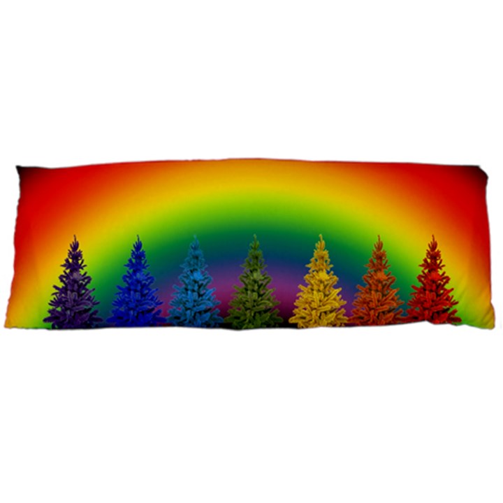 Christmas Colorful Rainbow Colors Body Pillow Case (Dakimakura)