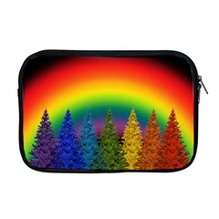 Christmas Colorful Rainbow Colors Apple Macbook Pro 17  Zipper Case by Celenk