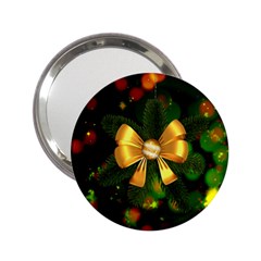 Christmas Celebration Tannenzweig 2 25  Handbag Mirrors by Celenk