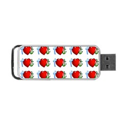 Cross Heart Anchor Love Hope Portable Usb Flash (one Side) by Celenk