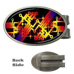 Board Conductors Circuits Money Clips (oval)  by Celenk