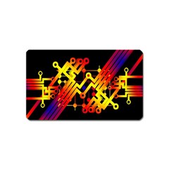 Board Conductors Circuits Magnet (name Card) by Celenk