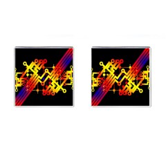 Board Conductors Circuits Cufflinks (square) by Celenk