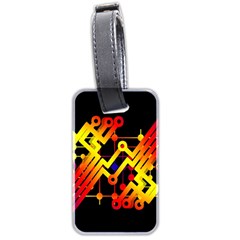 Board Conductors Circuits Luggage Tags (two Sides) by Celenk