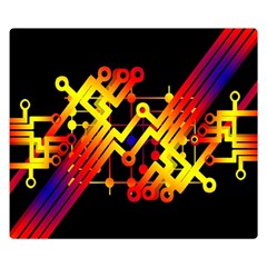 Board Conductors Circuits Double Sided Flano Blanket (small)  by Celenk