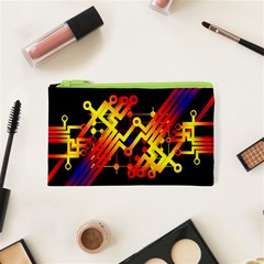 Board Conductors Circuits Cosmetic Bag (xs) by Celenk