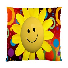 Sun Laugh Rays Luck Happy Standard Cushion Case (two Sides) by Celenk