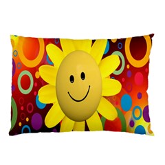 Sun Laugh Rays Luck Happy Pillow Case by Celenk