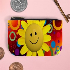 Sun Laugh Rays Luck Happy Mini Coin Purses by Celenk